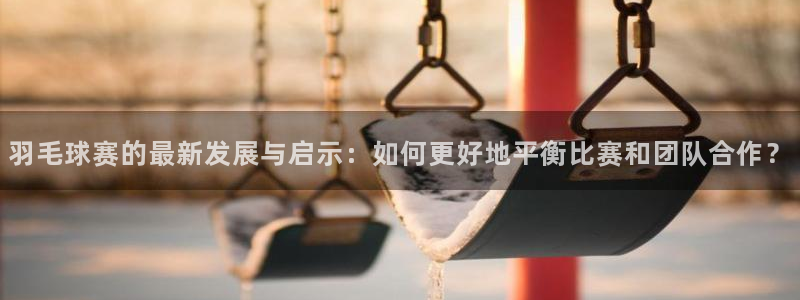 熊猫体育直播平台下载：羽毛球赛的最新发展与启示：如何更好地平